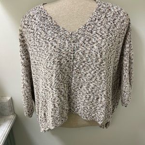 World Market Cropped Poncho Style Seester